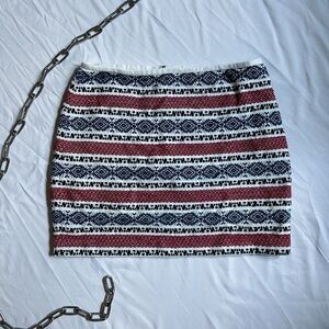 Madewell Embroidered Mini Skirt Sz 10